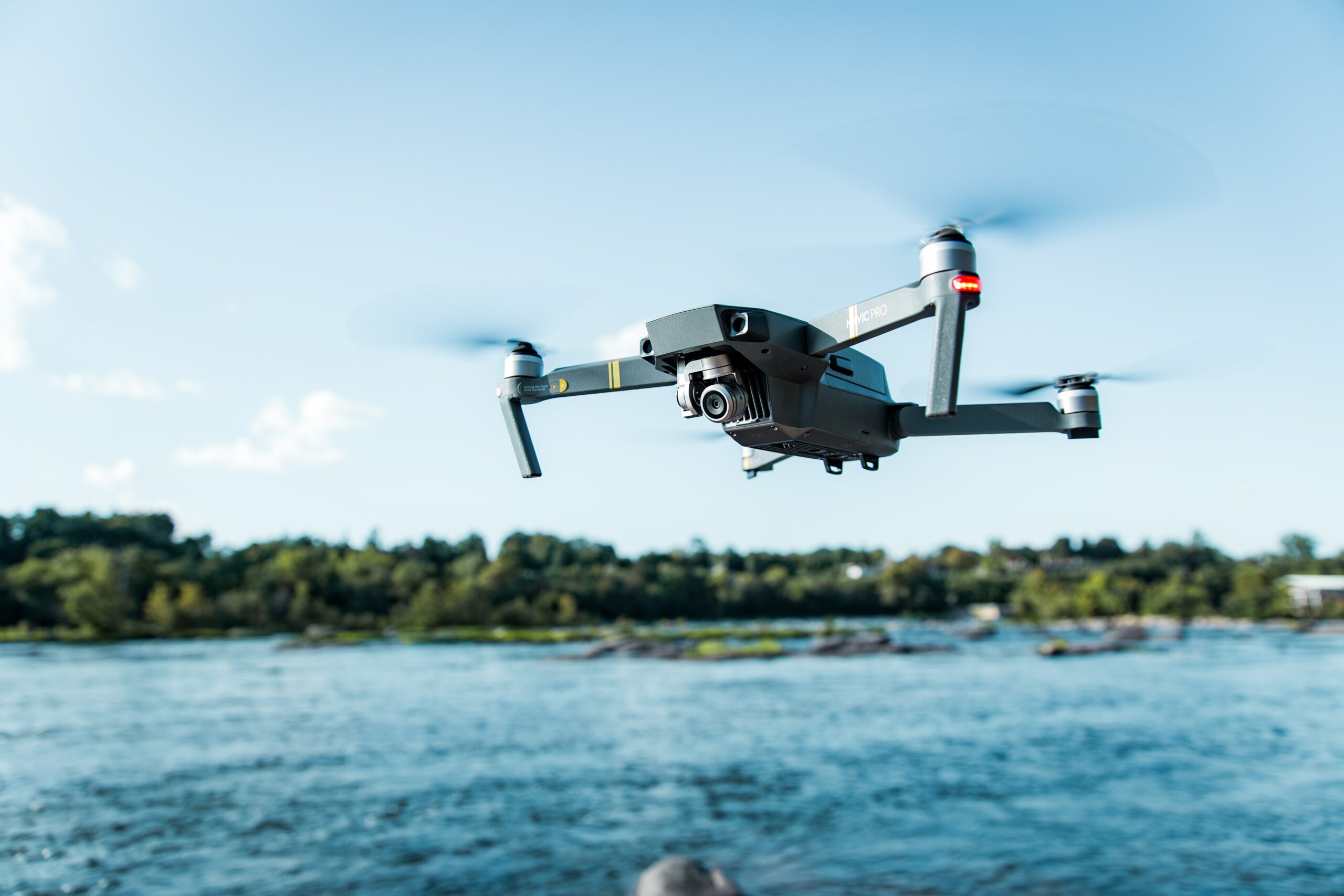 DJI Mavic Drone over the James River in Richmond Photo by Karl Greif on Unsplash